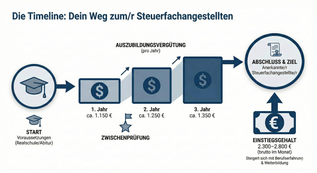 Timeline Steuerfachangestellte